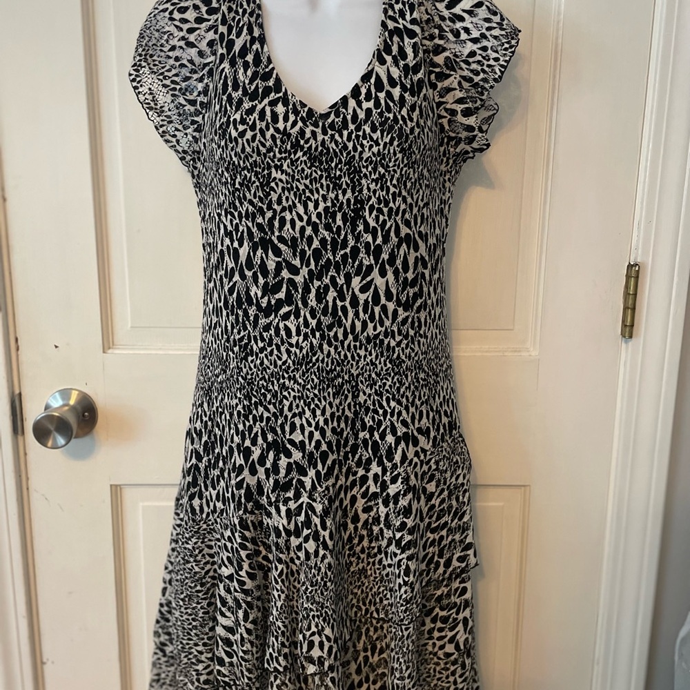 NWT Tricotto Black and White Stretchy Dress